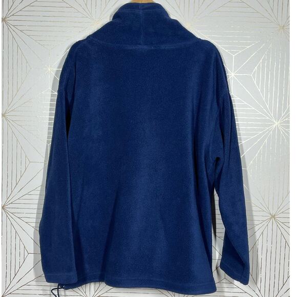 Vintage Large Walt Disney World Women's Blue Winnie the Pooh Fleece Sweater - Picture 2 of 10